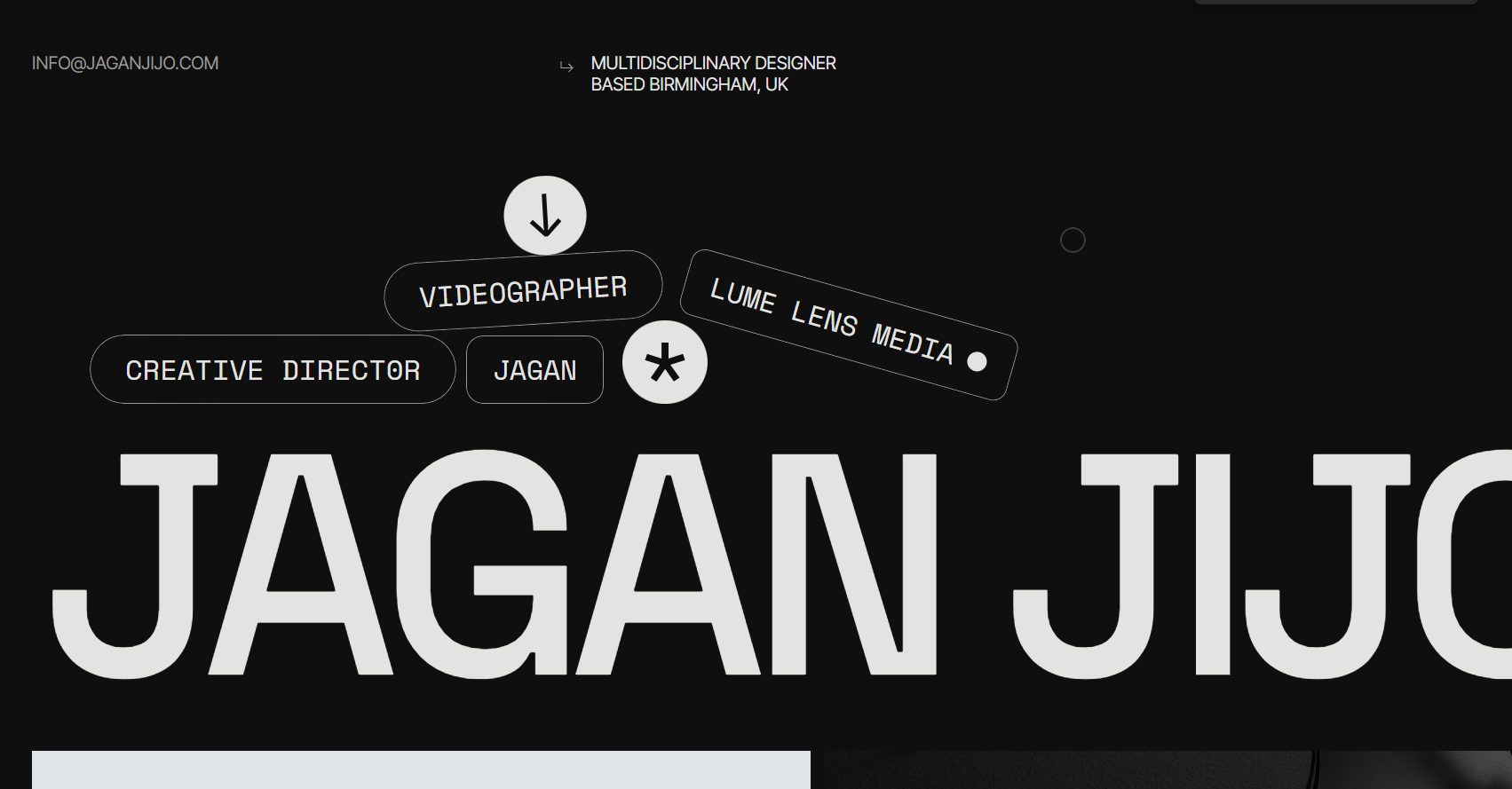 Personal portfolio website sample