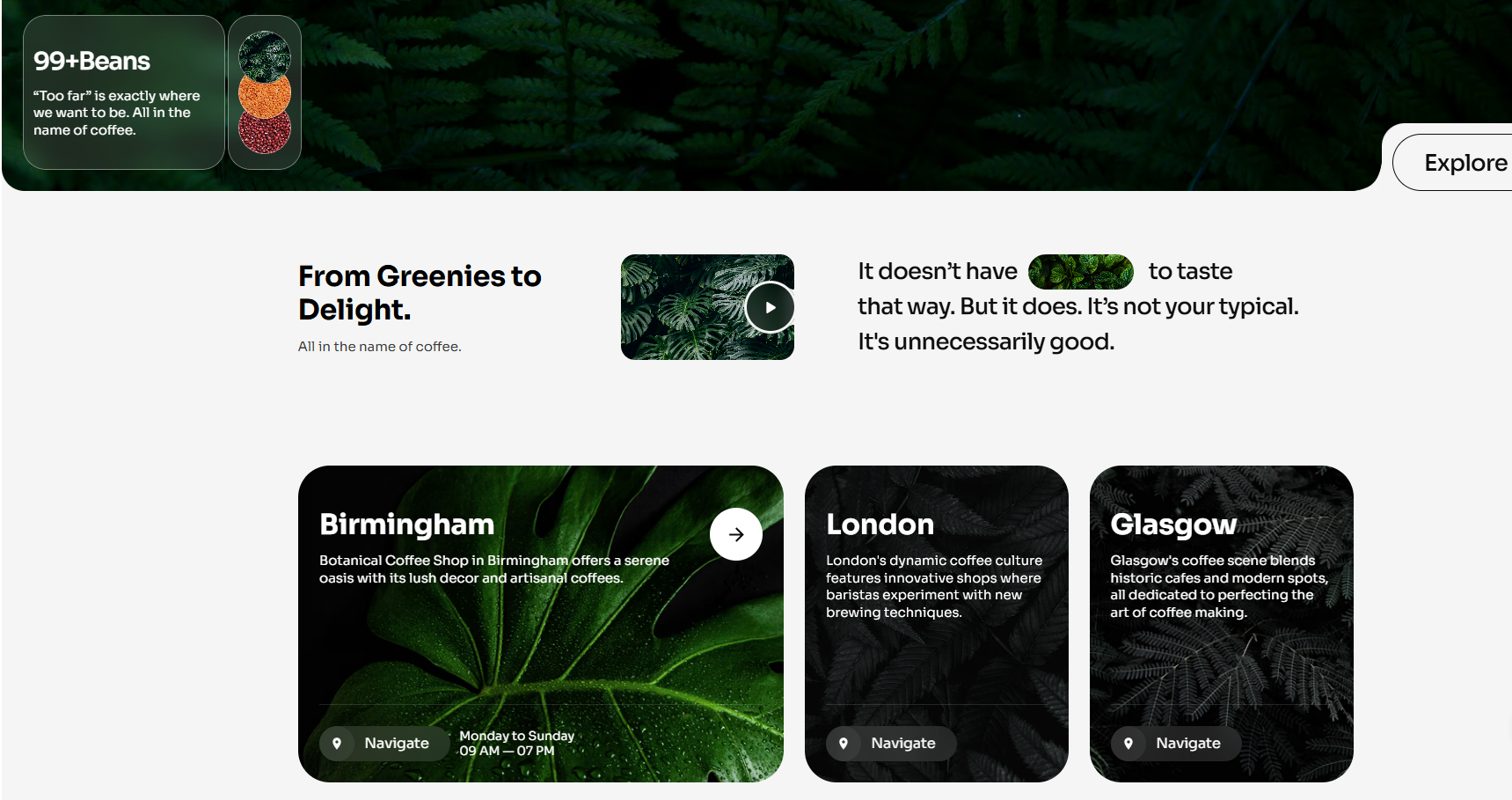 Vietnamese restaurant website sample
