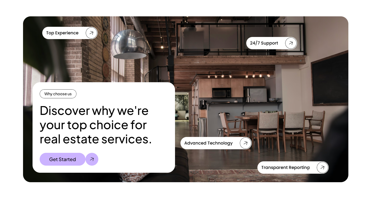 Real estate website sample